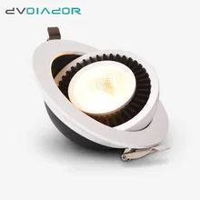 Dvolador с регулируемой яркостью COB светодиодный светильник встраиваемый потолочный светильник 10 Вт/7 Вт/5 Вт теплый/холодный белый Светодиодный точечный светильник AC110V 220 в украшение дома