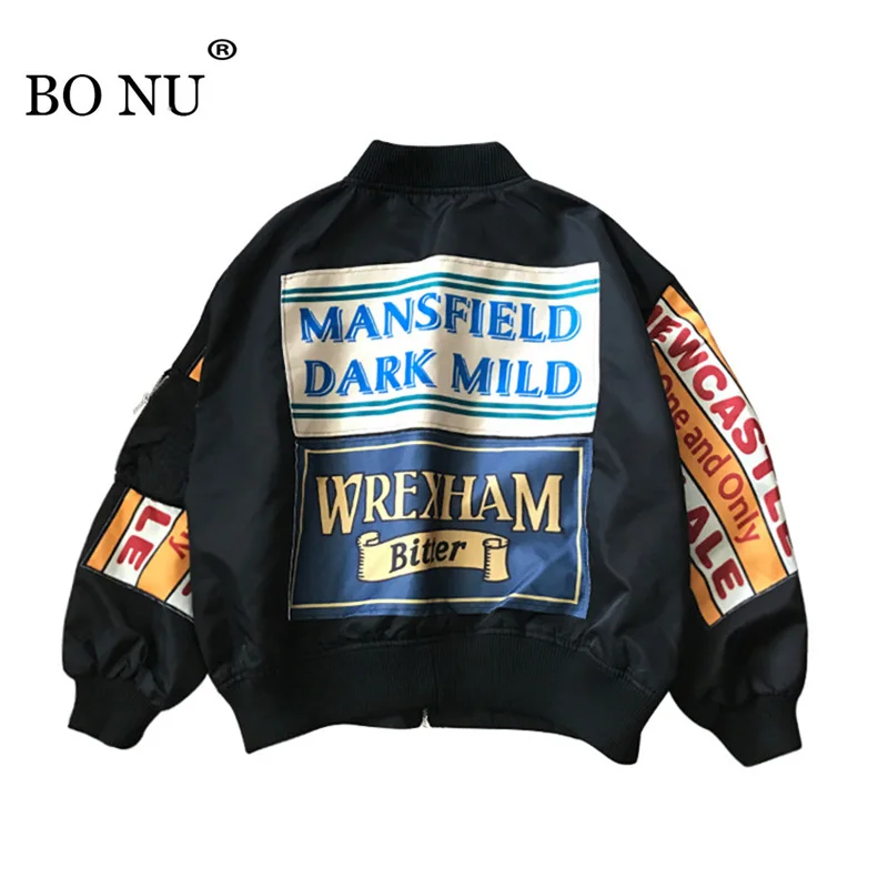 BONU Women College Harajuku Bomber Jacket Plus Size Loosen Print Splicing Feminino Jacket Women Oversize Basic Coat Jacket BONU Women College Harajuku Bomber Jacket Plus Size Loosen Print Splicing Feminino Jacket Women Oversize Basic Coat Jacket