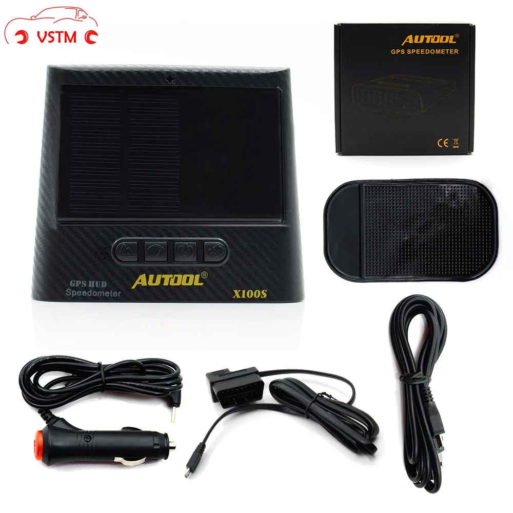 

AUTOOL X100S HUD Head Up Display GPS Speedometer Car Speed Projector Digital Heads Auto Safe Warning Altitude Diagnostic Tool