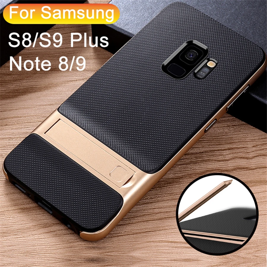 

Protective Case S 8 For Samsung Galaxy S9 Plus S8 Note 9 8s Note8 Note9 Phone Cover Sam s8plus Thin Kickstand Armor Bumper Coque