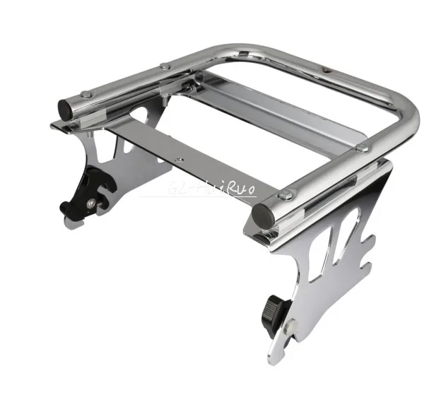 

Detachable Two Up Two-up 2-up Tour Pak Mounting Luggage Rack for Harley Part HD Touring Road Glide 1997-2008