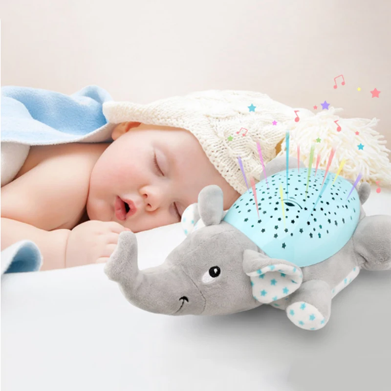 

Plush Baby Toys Electronic Carton Music Baby Infant Doll Cute Animal Dream Starlight Children Plush Comfort Hobby Colorful Toys