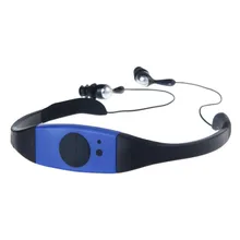 Модный IPX8 водонепроницаемый спортивный стерео MP3-плеер 8 Гб гарнитура с fm-радио с возможностью перезарядки MP3 Музыкальные наушники для плавания серфинга