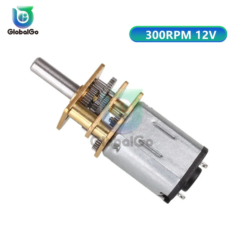 Mini Metal DC Gear Motor with Gearwheel Model 30RPM 6V 600RPM 12V 300RPM 12V Micro Speed Reduction Gear Motor Control