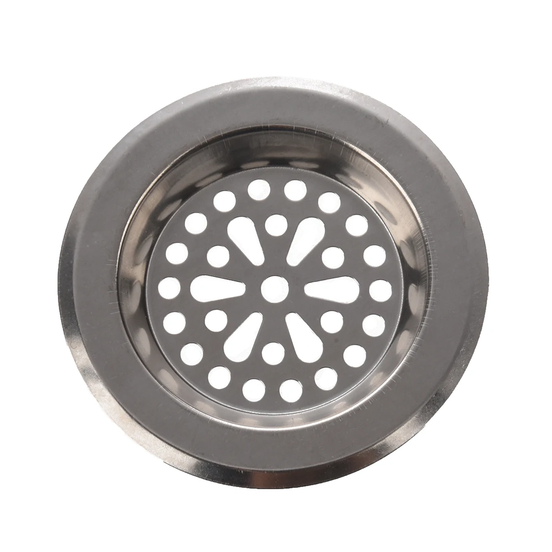 

77mm x 55mm x 45mm Silver Tone Stainless Steel Kitchen Sink Strainers