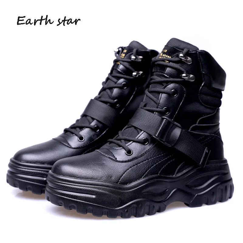 Botas mujer Повседневная обувь Женские модные брендовые Ботинки Martin Женская на
