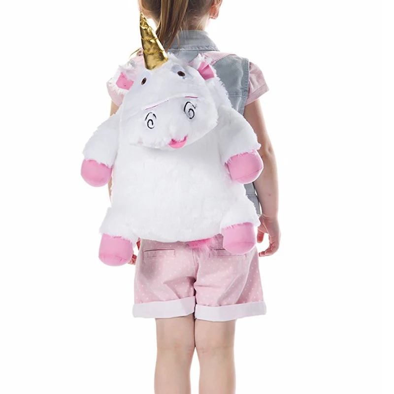 

Fashion Cartoon Unicorn Cotton Backpack Cute Animal Backpacks For Women Girls Travel Female Backpack Rucksack Stuffed Toys