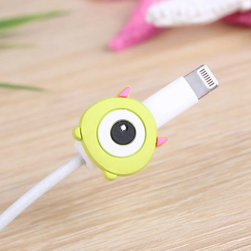 Dropshipping Travel accessories Cute Animals Cable Winder Earphone Protector USB Line Phone Holder Accessory Packing Organizers