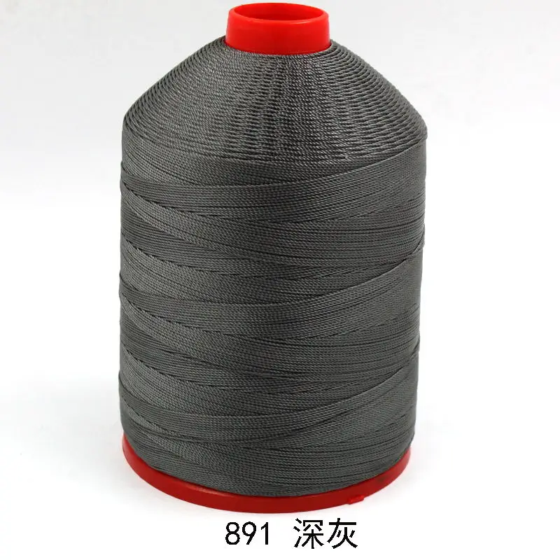 Aoyi 12 нитей швейная нить полиэстер для кожи и дивана нитки для швейной машины поставки 0,8 мм нить для шитья машина Хорошая тяга - Цвет: 891