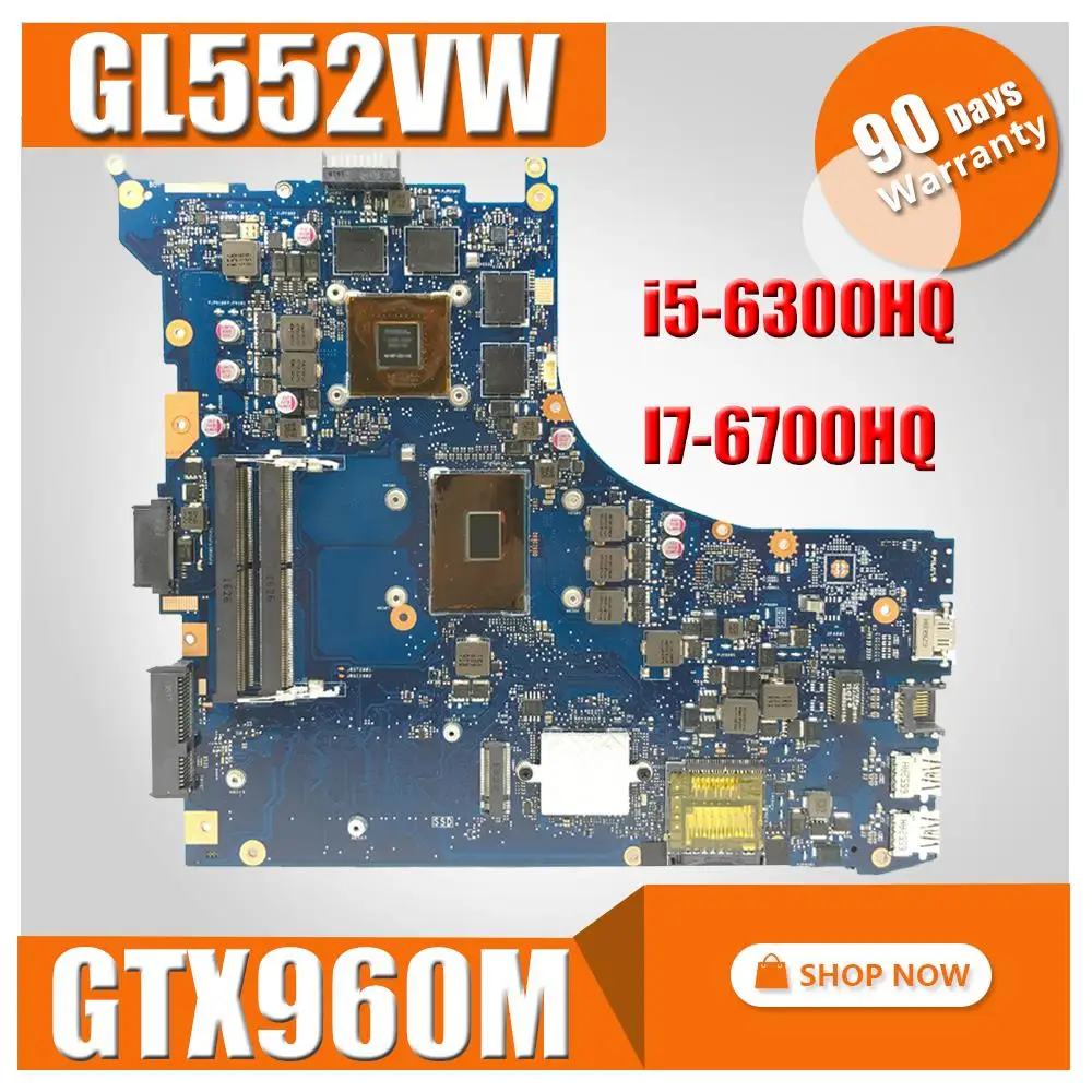 with GTX960M ROG GL552VW Laptop motherboard for ASUS GL552VW GL552V