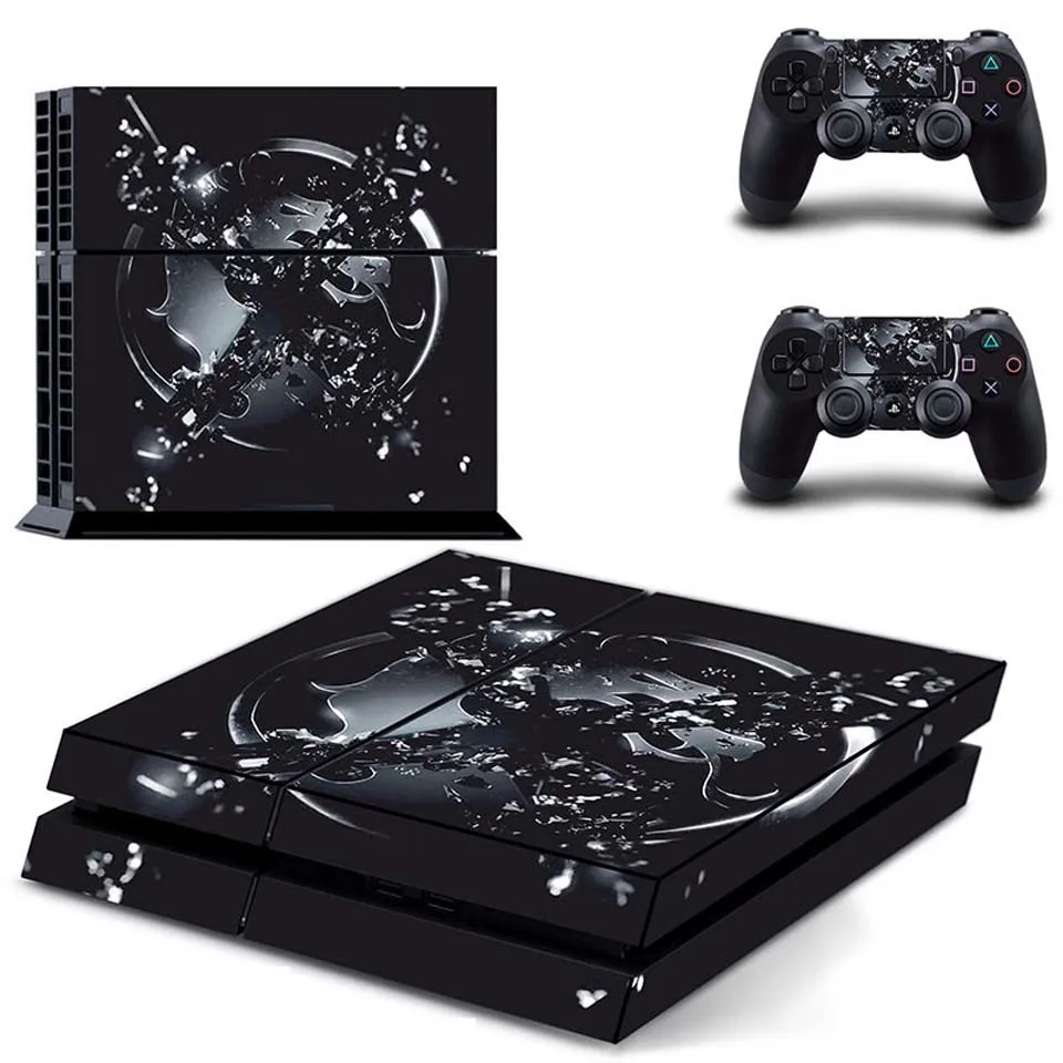 Full Body Vinyl Skin Sticker Decal Cover for PS4 Console and 2PCS Controllers Skins Mortal Kombat