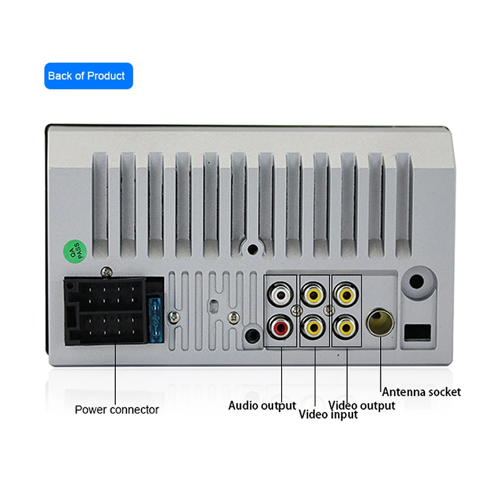 Camecho Автомагнитола HD " сенсорный экран стерео 2 Din Bluetooth FM зеркальная связь SD USB Aux вход Mp5 плеер Поддержка камеры заднего вида