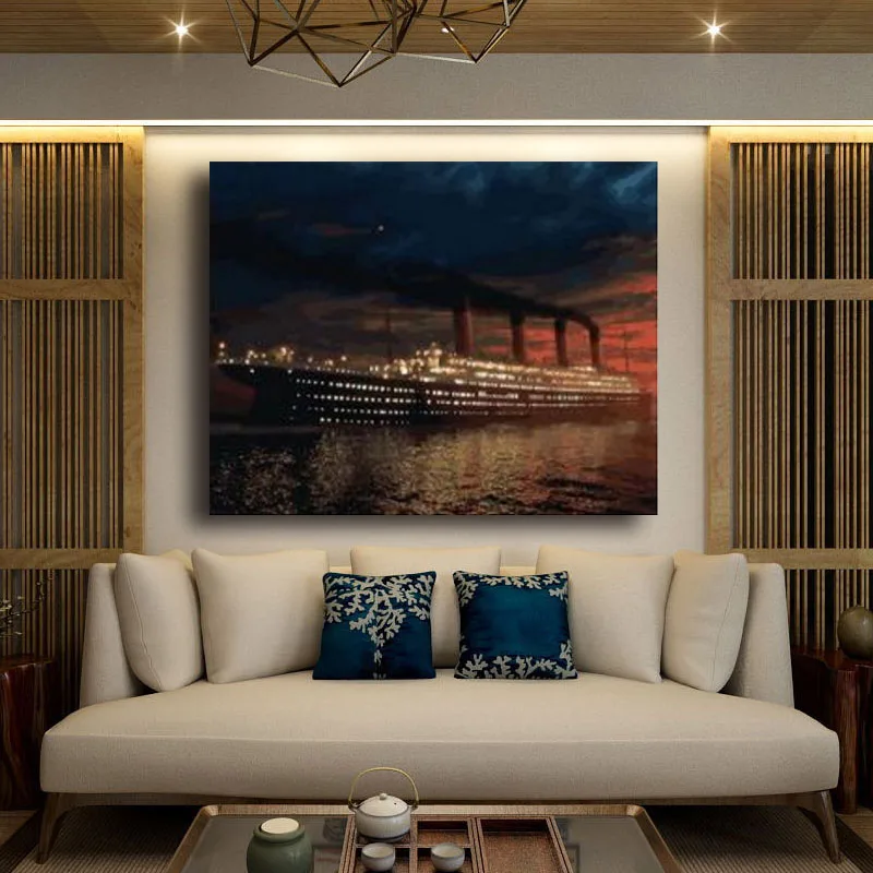 

DIY colorings pictures by numbers with steamer painting picture drawing painting by numbers framed Home
