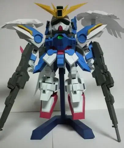 Gundam Sd Gundam Wing Zero W Angel Paper Model Gundam Sd Gundam Wing Zero W Angel Paper Model