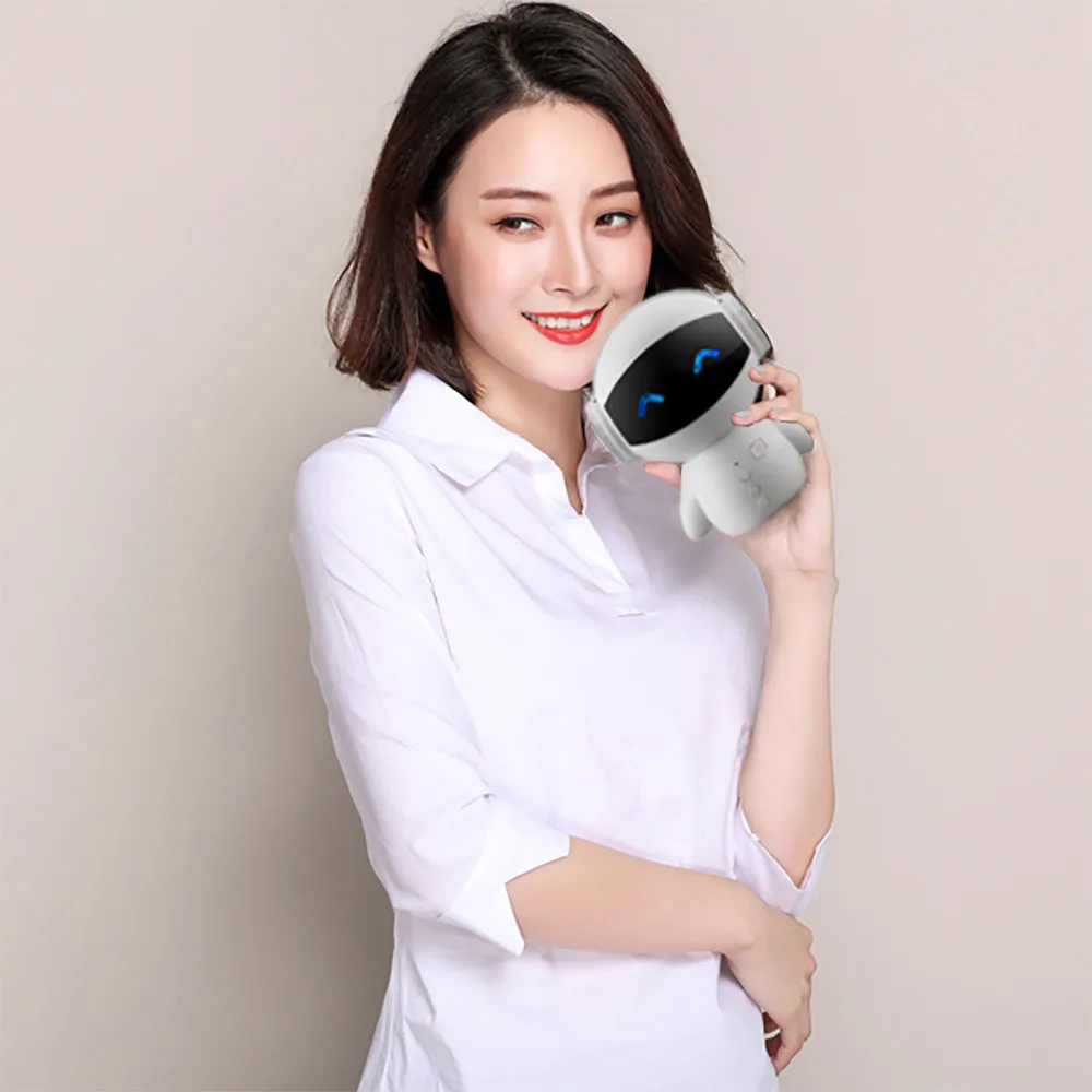 

HIPERDEL Bluetooth Speaker Wireless Portable Mini Robot Music Center Soundbox Support AUX TF MP3 Hands-free calls C401