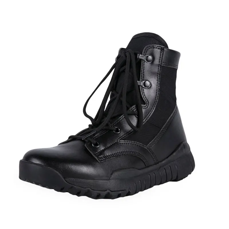Mens Desert Leather OTB Army Combat Military Hiking Walking Tactical Boots Sizes