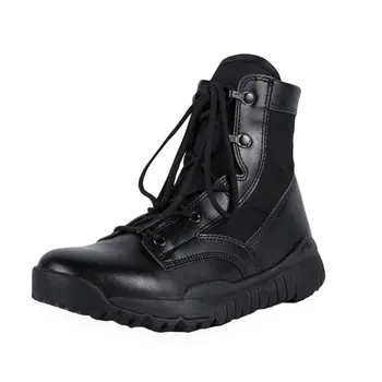 

Mens Women Ultralight Combat Military Boots Outdoor Tactical Mountain Hiking Boots Special Forces Army Trekking Boots AA12016