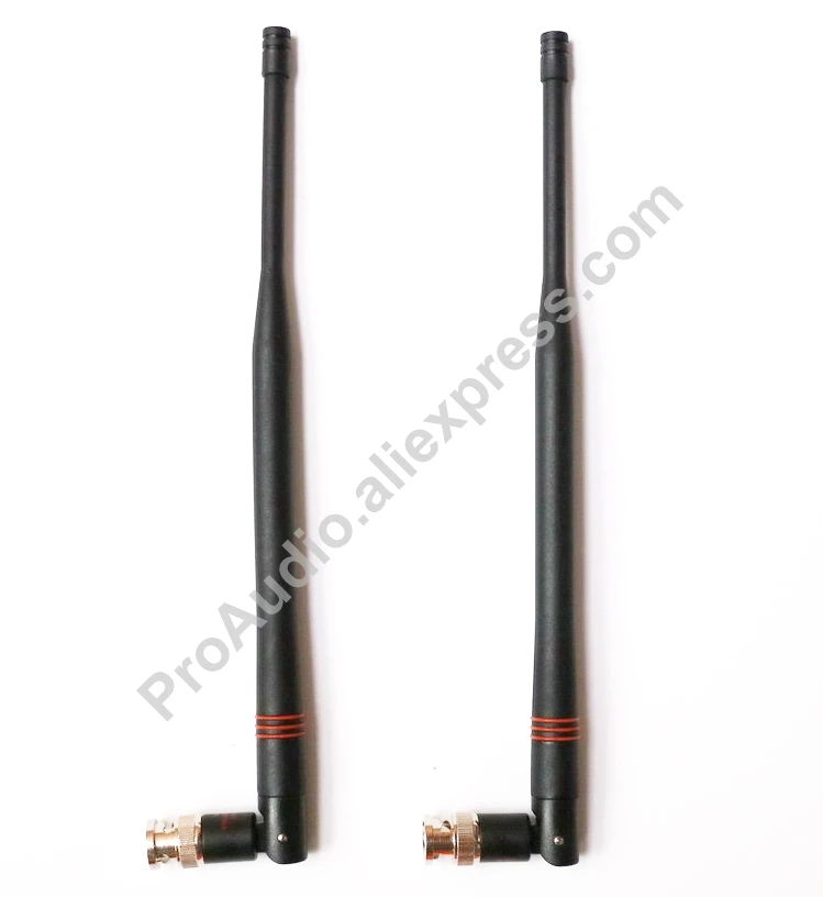 

2 x UHF 10.1" Antennas BNC Connectors for SHURE UC/UB/SLX Wireless Receivers