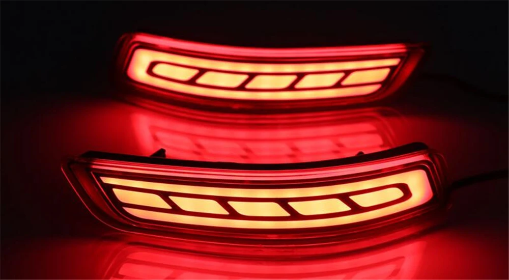 Для Toyota Corolla Altis Автомобильный светодиодный задний противотуманный фонарь бампер светильник тормозной светильник динамический сигнал поворота отражатель