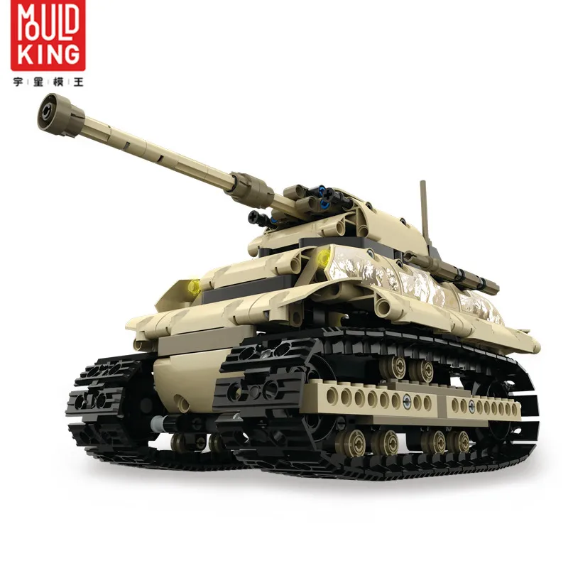 

MOULD KING 13011 Heavy Crawler Tank Model Building Block Remote Control Technic Toys Brick Gift for Kids