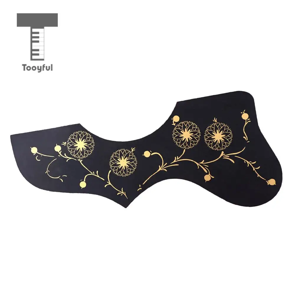 Tooyful Finest PVC Adhesive Left-handed Guitar Pickguard Scratch Plate for 40'' 41'' Acoustic Guitar Replacement Part