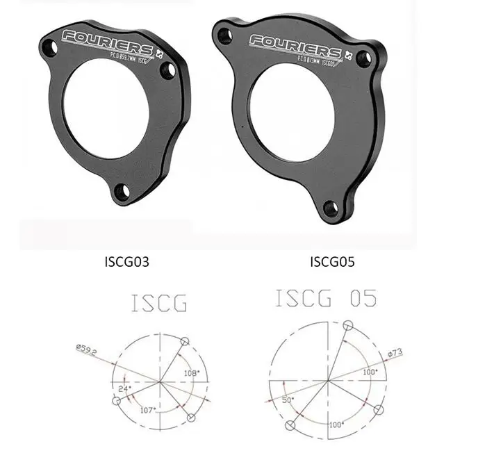 FOURIERS велосипедная цепь направляющее место для преобразования нижнего кронштейна(BB) адаптер ISCG 05 направляющая цепь адаптер крепление устойчивый