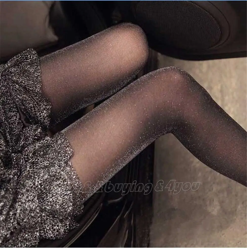 Line Shiny Pantyhose Pics Free Black 98