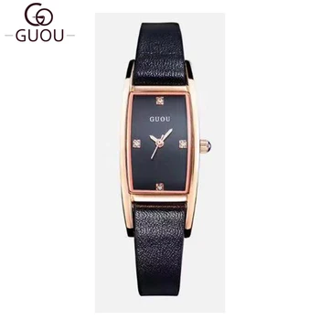 

Korean Fashion Simple Retro Leather Strap Women Watches Ladies Watch fresh temperament Woman's Wristwatch Clock relogio feminino