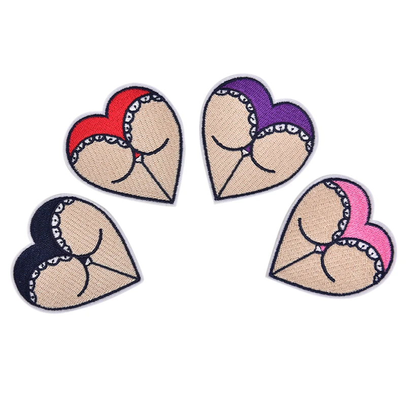 Sexy Ass Embroidery Patches for Stripes on the Backpack Stickers Fabric Iron Clothes Appliques | Дом и сад