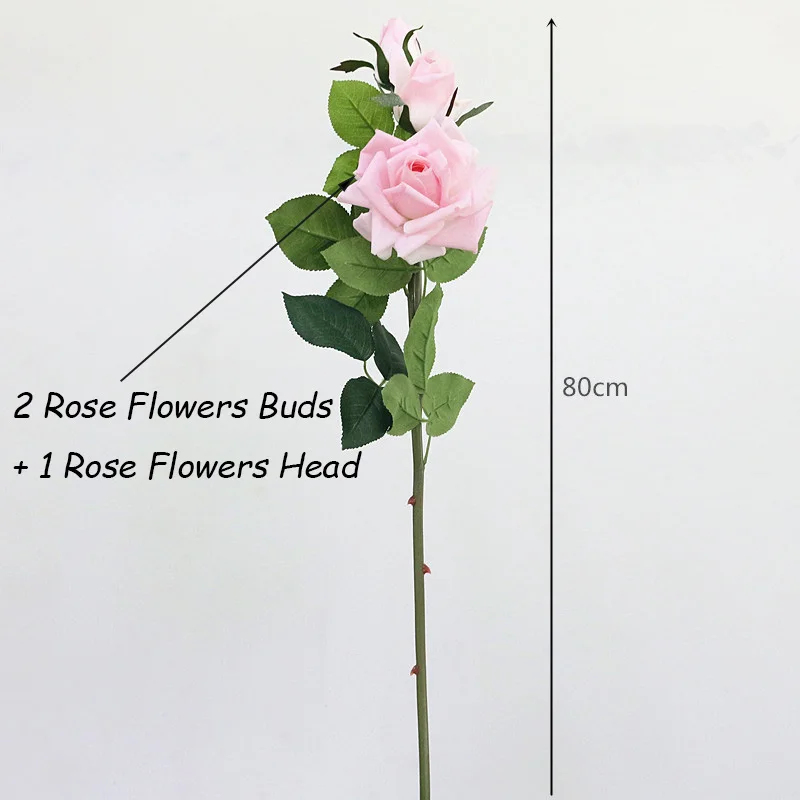 Flone-Artificial-Flowers-3-Heads-Rose-High-Emulated-Floral-Artificial-Flower-Bouquet-Branch-Wedding-Party-Home