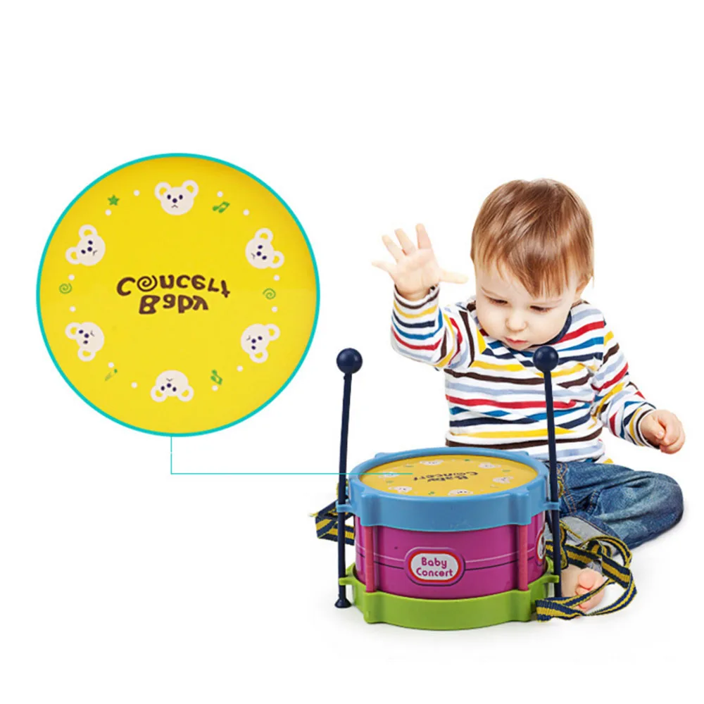 5 шт. Детские Инструменты Набор барабанов детский музыкальный браслет индикатор ритма рулон барабанные Музыкальные инструменты набор игр
