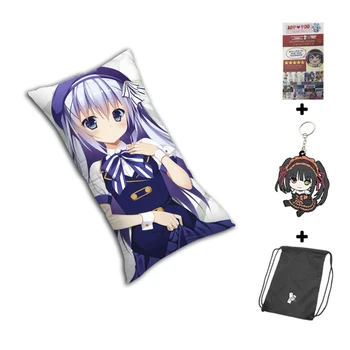 

Hobby Express Chino Kafuu - Is the Order Rabbit Anime Dakimakura Rectangle Pillow Cover H0267