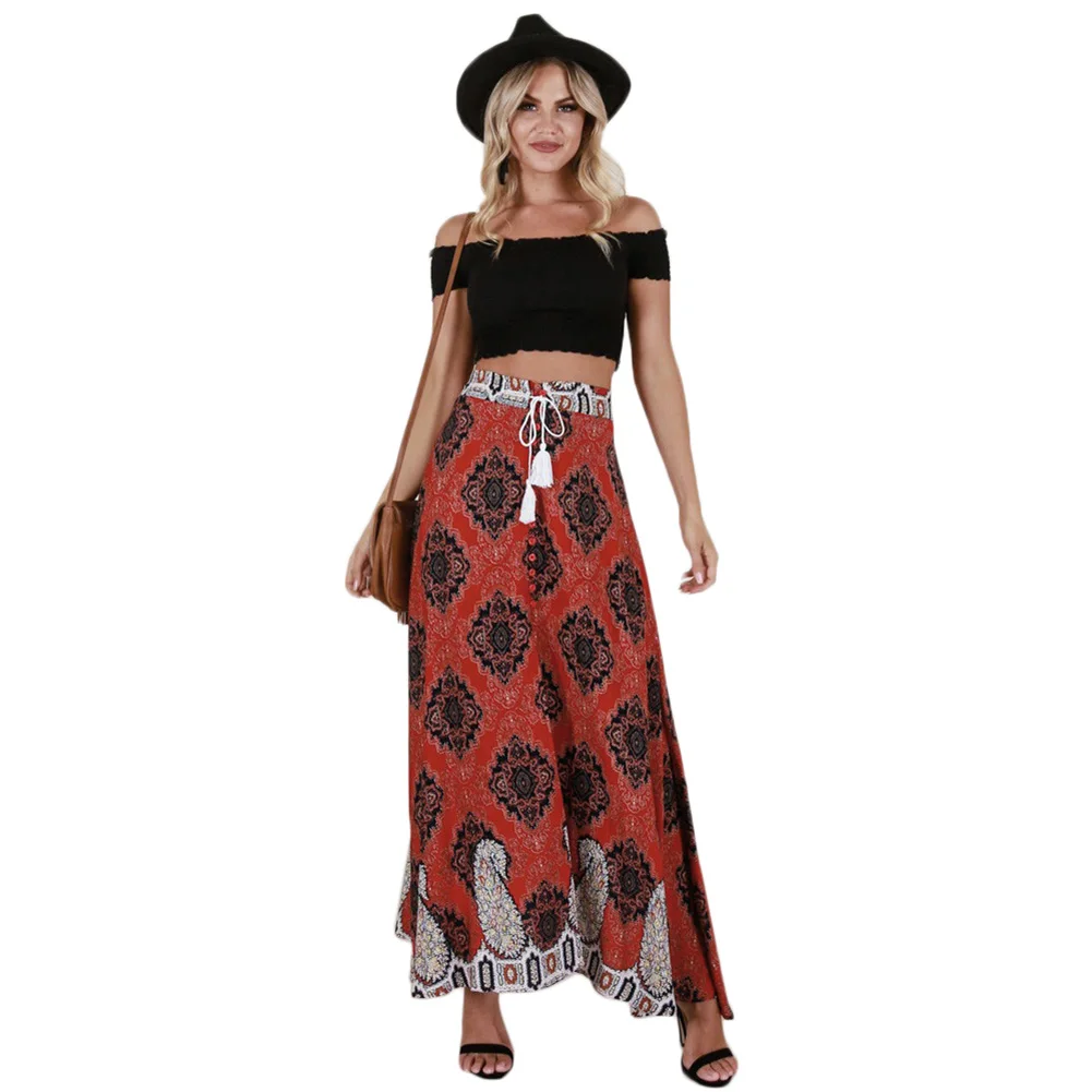 boho summer skirt