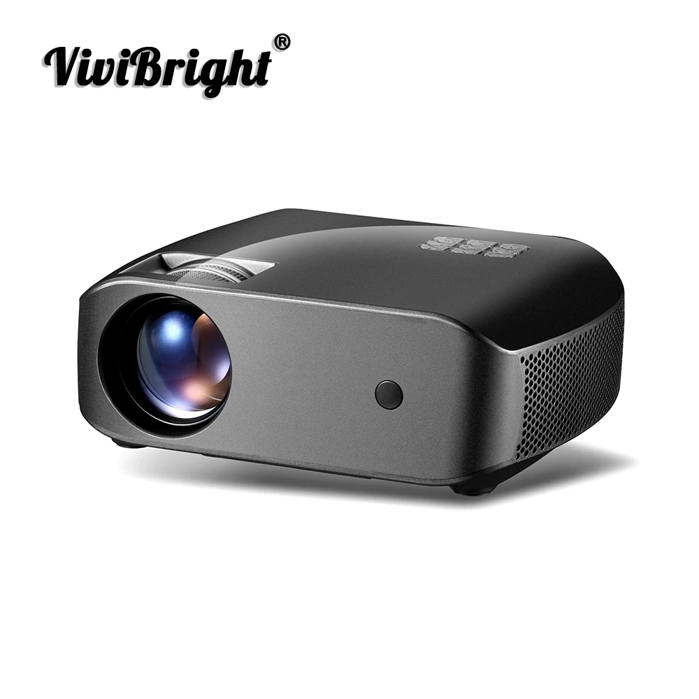 ViviBright мини светодиодный проектор 1280*720 разрешение Поддержка Full HD Домашний кинотеатр 720P портативный проектор для 3D проектор