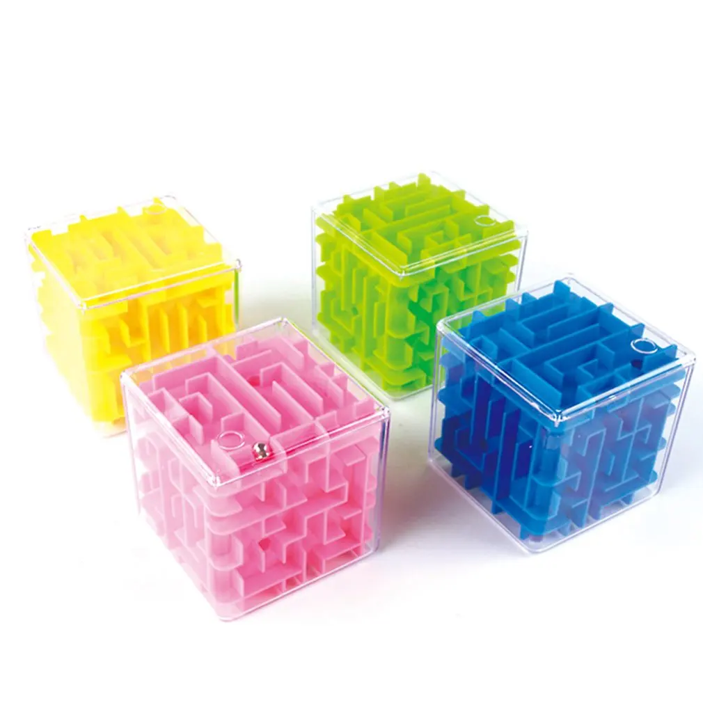 

2018 6 Sides Funny 3D Speed Cube Puzzle Game Maze Magic Cube Puzzle Labyrinth Ball Toys Magical Maze Ball Games Educational Toys