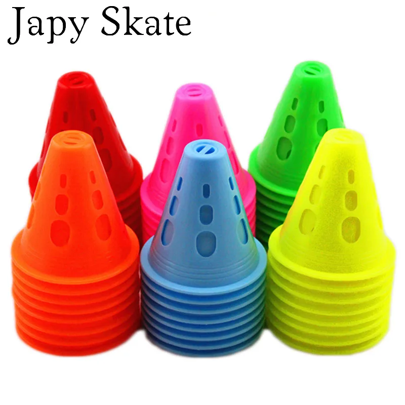 

Japy Skate Round Hole Anti-Wind Slalom Cones Marker Roller Skating Marking Cups Windproof Skate Pile Cup Roller Skating Toast