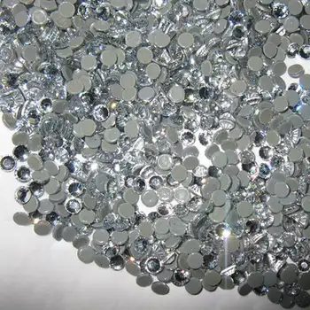 

Rhinestone hotfix ss6 in color white clear 1440 pcs per pack super shiny quality grade free shipping service