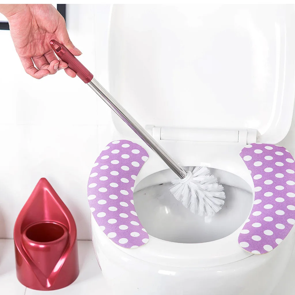 1 шт. креативная туалетная щетка для уборки в ванной нержавеющая стальная длинная ручка гигиенический душ щетка чистящее средство комплект чистящих щеток