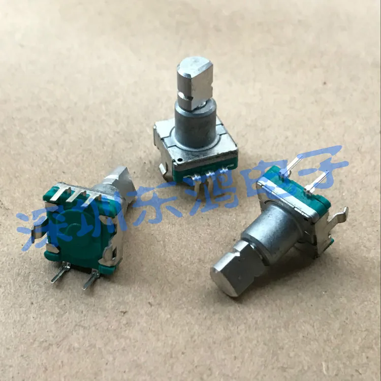 

5pcs ALPS alpine EC11 encoder with switch 30, positioning 15 pulse shaft length 14MM