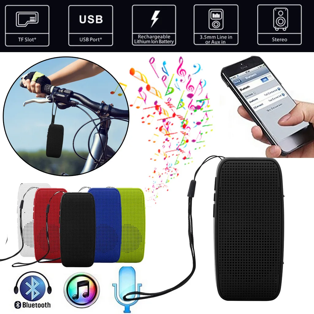 HIPERDEL Bluetooth динамик беспроводной портативный HIFI стерео звуковая панель сабвуфер