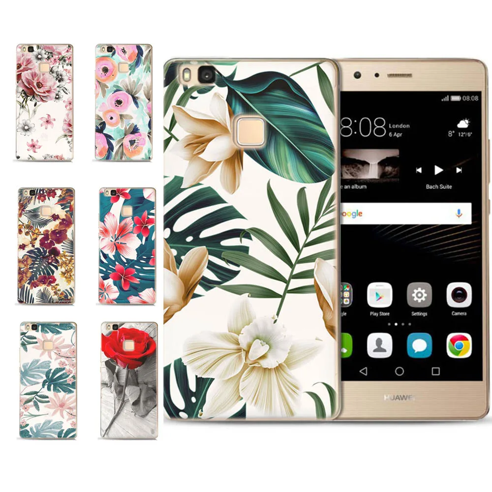 Мягкий чехол для телефона MLCRIYG huawei P9 Lite/P8 Lite/P10 Lite ТПУ разноцветный силиконовый с