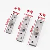 1 Pcs/set Hidden Door Stainless Steel 360 Degree Rotating Hinge Invisible Furniture Hardware Up and Down Heaven and Earth Hinge ► Photo 3/5