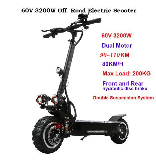 60 в 5000 Вт Мощный электрический скутер высокая скорость 95 км 60 в 42А литиевая батарея складной электрический велосипед электрический скейтборд E скутер - Цвет: 60V3200W Samsung30AH