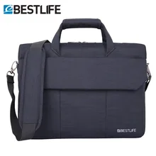 BESTLIFE ноутбука Портфели для 15,6 Бизнес портфель для ноутбука Холст Креста тела сумки для ноутбуков Case посланник Сумка