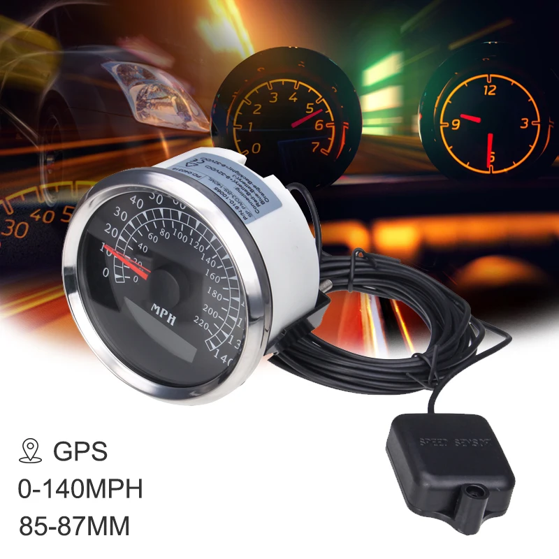 New Universal Motorcycle GPS?Speedometer Stainless Car Speed Digital