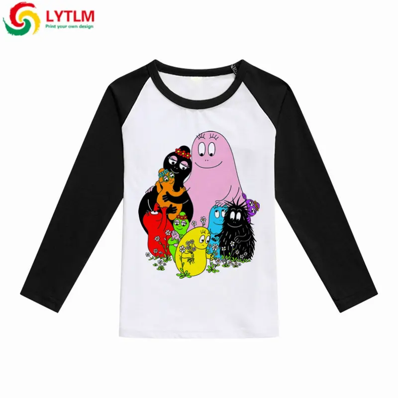 

LYTLM Baby Cartoon Animal Shirt Barbapapa Boy Girl 2018 Autumn Fashion Clothes Kids Boys T-shirt Cotton Tee Shirt Enfant Garcon