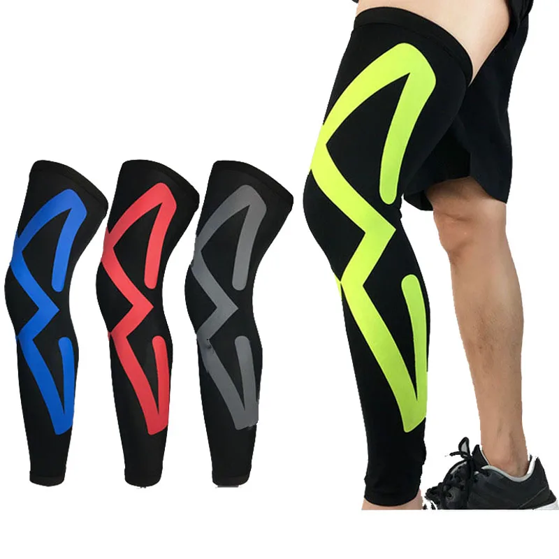 1PCS Super Elastic Lycra Basketball Knee Pad Support Brace Football Leg