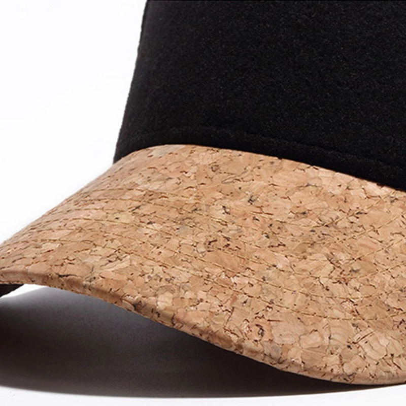 Voron Новинка года осень из пробки Модные Простые Для мужчин Для женщин шляпа Шапки Бейсбол Кепки хип-хоп Snapback простой классический Кепки s зима теплая шапка