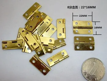 

Hardware supplies gold color antique hinges for gifts &jewelry wooden box hinges 22mm*16mm
