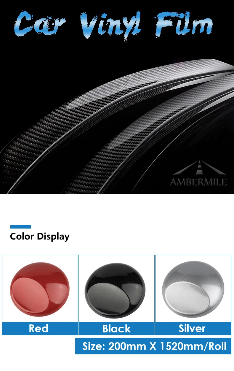 5D Carbon Fiber Vinyl Film Car Stickers Wrap for Mini Cooper R50 R53 R55 R56 R57 R60 R61 F54 F55 F56 F60  (1)